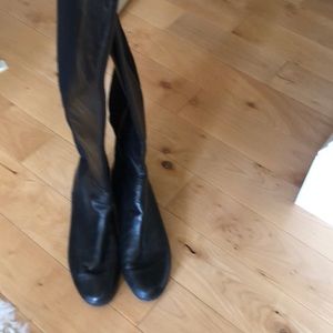 Stuart Weitzman tall over knee black boots